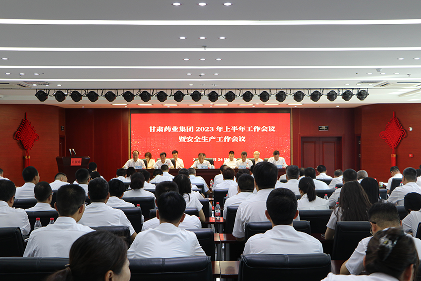 【集团要闻】集团公司召开2023年上半年工作会议暨安全生产工作会议