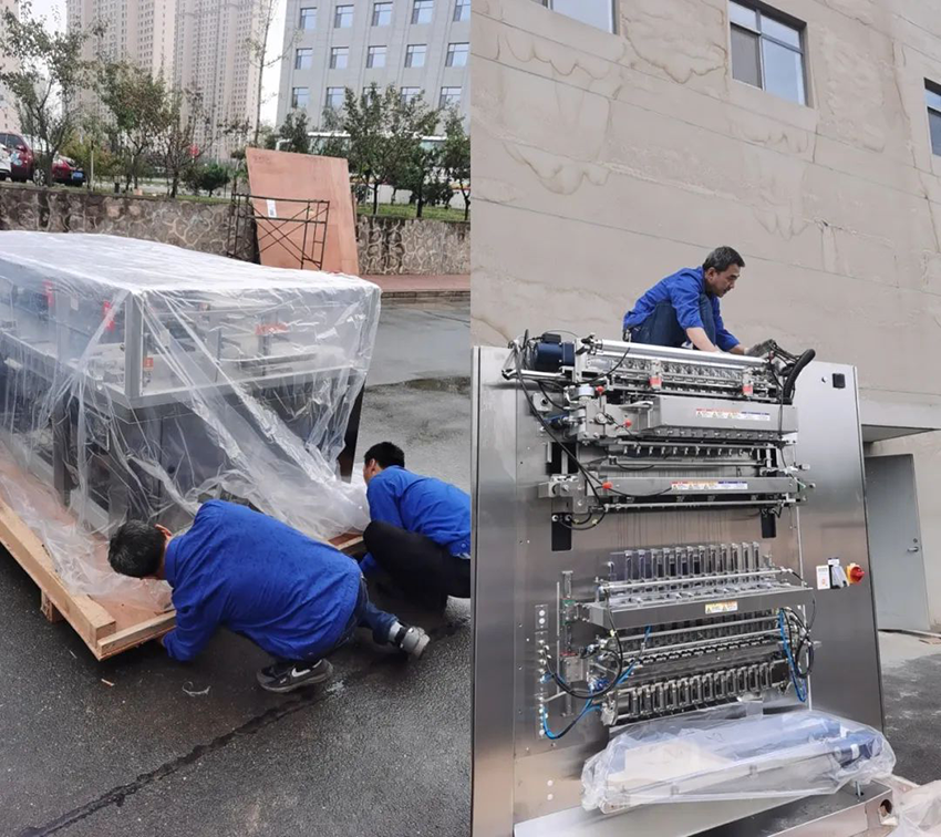 国庆假期不停工 加班加点保安装