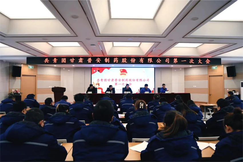 【普安新闻】共青团甘肃普安制药股份有限公司第一次大会胜利召开