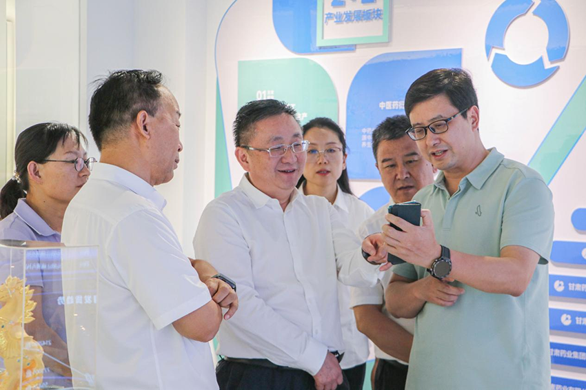 新华社党组成员、副总编辑任卫东一行调研陇神戎发