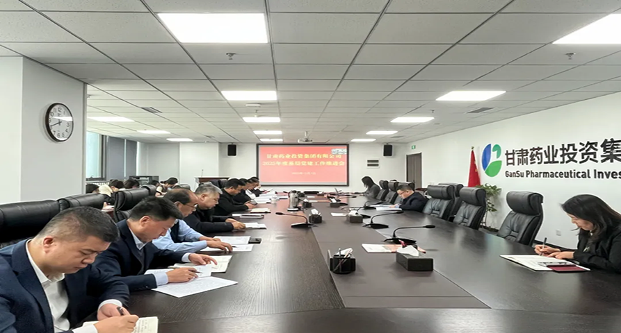 甘肃药业集团召开2025年度基层党建工作推进会